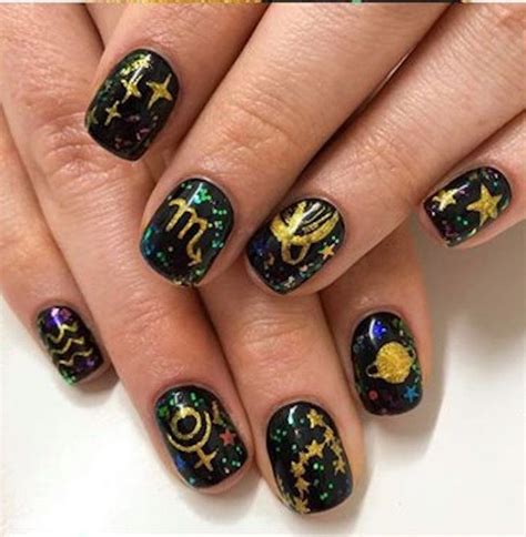 Nine Of The Dreamiest Zodiac Nails Inspired By Astrology Zodiac Nail