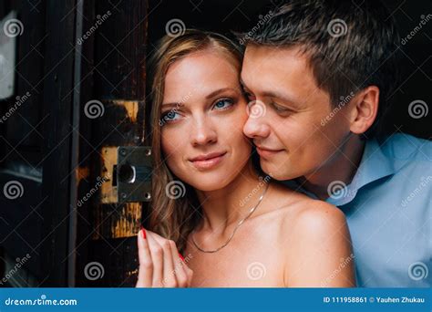 Close Up Portrait Of Stylish Couple In Love Stock Image Image Of