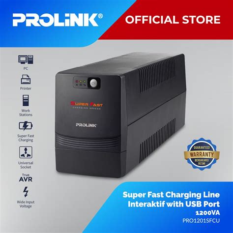 Jual Prolink Ups Pro Sfcu Va Hitam Abu Abu Di Seller Toko