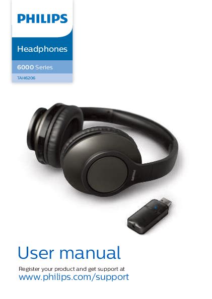 Philips Wireless Headphones User Manual - Safety Instructions and Usage ...