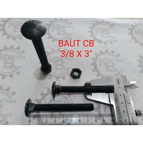 Jual BAUT CB 3 8 X 3 BAUT PAYUNG BAUT PAGAR BUMPER BAK Shopee