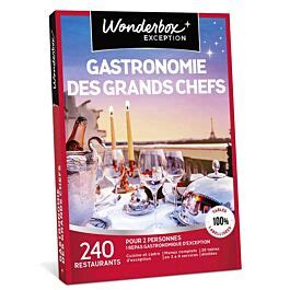 Wonderbox Gastronomie Des Grands Chefs Saint Valentin Wonderbox