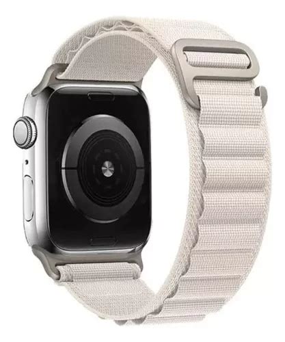 Pulseira Loop Para SmartWatch Ultra Alpine Alpinista Nylon Cor Branco