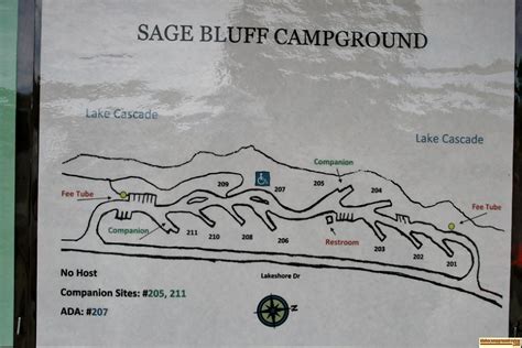 Sage Bluff Campground Signs and Info | Images And Descriptions