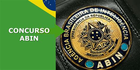 Concurso Abin Edital Vagas Sal Rio Inscri O Apostila