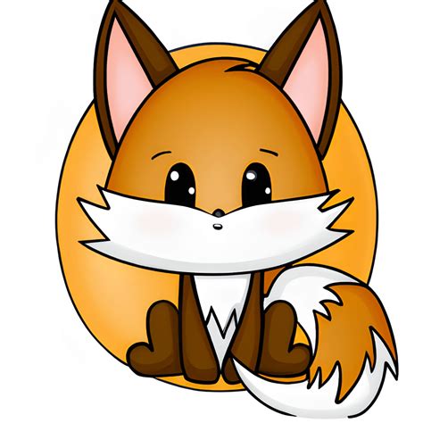 Graphisme Numérique Chibi Kawaii Fox · Creative Fabrica