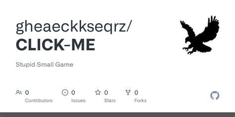 GitHub - gheaeckkseqrz/CLICK-ME: Stupid Small Game