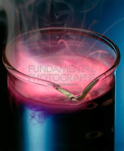 Potassium Water Exothermic Reaction Science Fundamental Photographs