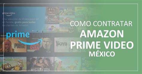 Cómo contratar Amazon Prime Video en México