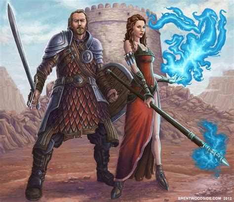 Warrior And Sorceress By Brentwoodside On Deviantart Sorceress