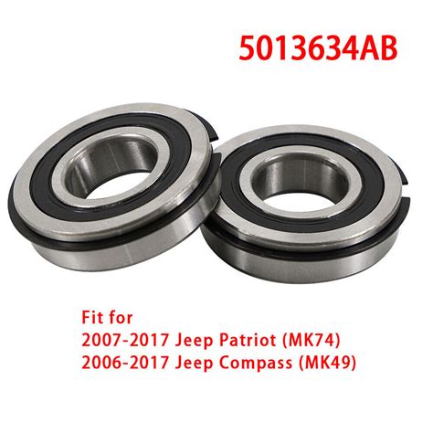 Transmission Input Shaft Bearing Set Fit For 07 17 Jeep Patriot Manual 5013634ab Ebay