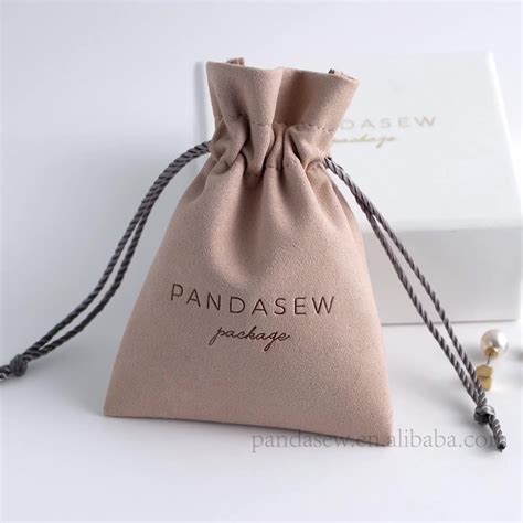 Pandasew Cm Custom Microfiber Jewelry Packaging Bag Drawstring