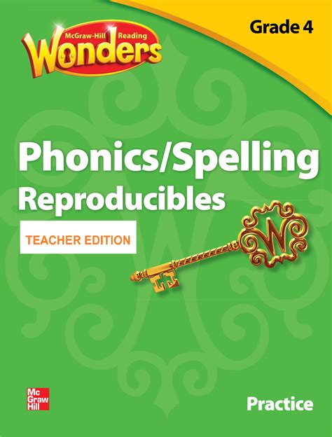 Sách Mcgraw Hill Reading Wonders Grade 4 Phonicsspelling Reproducibles Practice Teacher