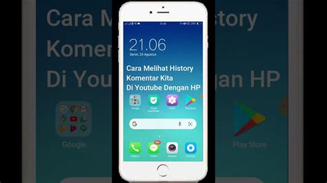 Cara Melihat History Komentar Kita Di Youtube Dengan Hp Youtube