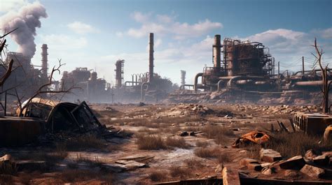 AI generated Post Apocalyptic Wastelands game background 42195121 Stock ...