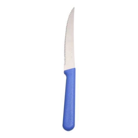 CUCHILLO DE MESA MANGO PLÁSTICO AZUL X12 CAROL