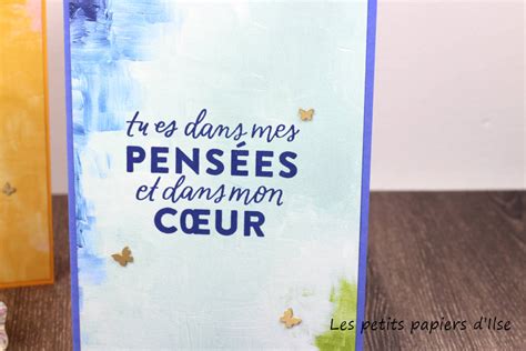 Carte Simple Au Grand Souhait Les Petits Papiers D Ilse