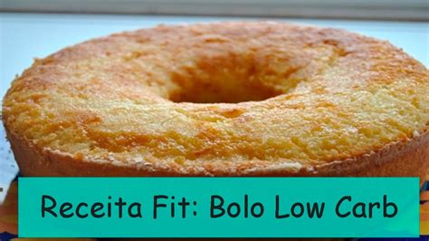 Receita Bolo Low Carb De Coco YouTube