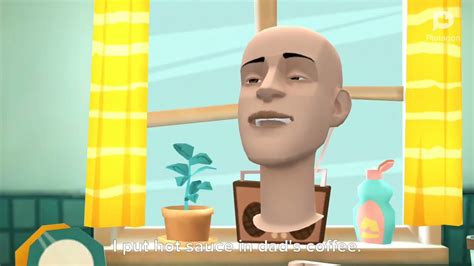 Caillou Puts Hot Sauce In His Dads Coffee Grounded YouTube