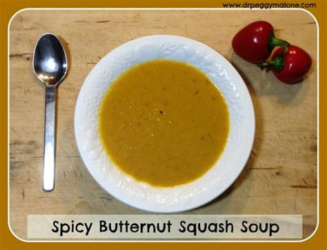 Spicy Butternut Squash Soup - Dr Peggy Malone | Health Coach