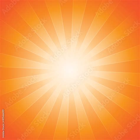 Orange Burst Rays Background Stock Image And Royalty Free Vector