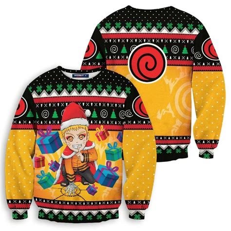 Uzumaki Holiday Way Unisex Ugly Wool D Sweater Teeruto