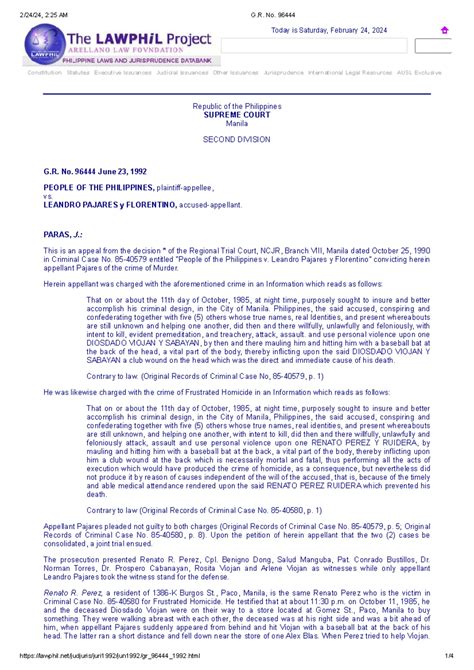 G.R. No. 104664 - Full text - Constitution Statutes Executive Issuances