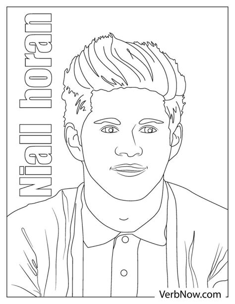 Niall Horan Colorear Kleurplaten Desenho Hellokids Kleurplaat Famosos