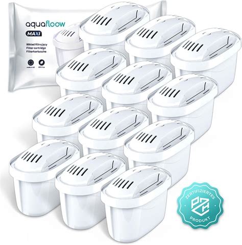 Aquafloow Maxi Set Di X Cartucce Filtranti Per Acqua Adatto A Tutte