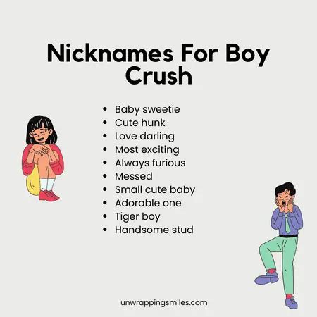 345 Cute Names To Call Your Crush Boy Girl