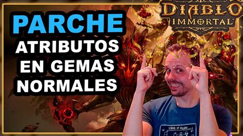 Diablo Immortal Nueva actualización de febrero atributos en gemas