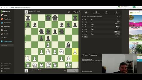 PARTIE D ÉCHECS PÉDAGOGIQUE 1 YouTube