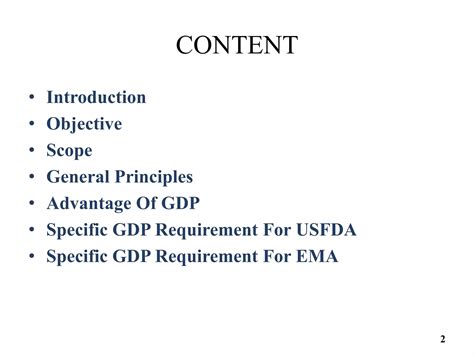 Good Distribution Practice Current Regulations 7