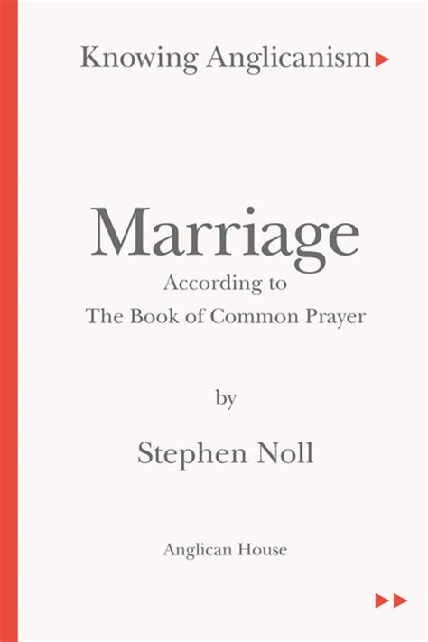 Marriage According to the Book of Common Prayer - Anglican House Publishers