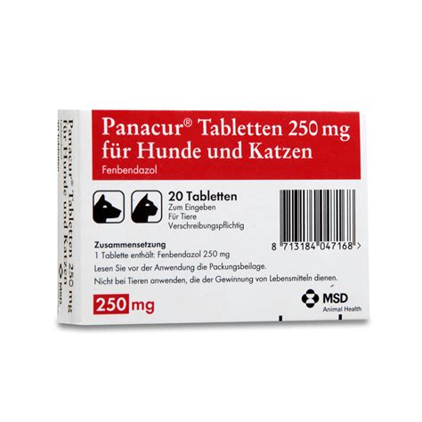 Panacur Tabletten Mg X St Ck Dk Pharma Gmbh