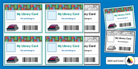 Library Dramatic Play Library Cards Teacher Made Twinkl