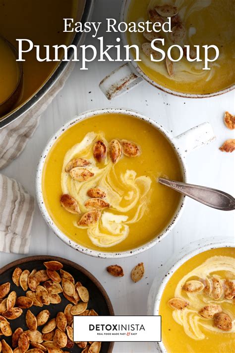 Creamy Roasted Pumpkin Soup Detoxinista Quinoa Recipe