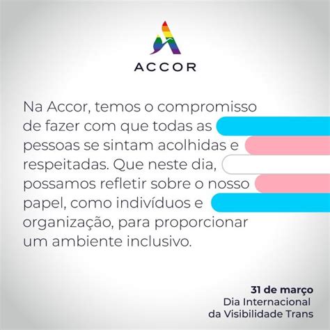 Accor Celebra Dia Internacional Da Visibilidade Trans E Relembra Conquistas