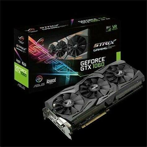 Asus Rog Strix Gtx 1060 Oc 6gb 3 Fans Computers And Tech Parts And Accessories Computer Parts On