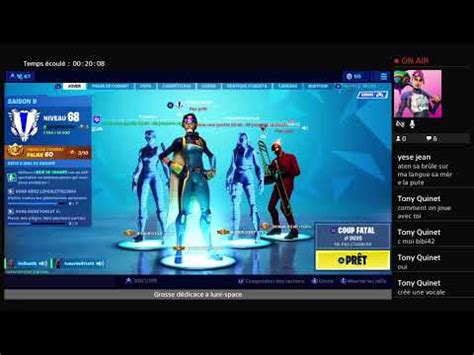 Live fortnite Français tente top1 YouTube