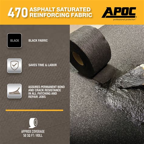 Apoc® 470asphalt Saturated Reinforcing Fabric