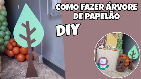 COMO FAZER ÁRVORE DE PAPELÃO ÁRVORE GOTA DIY YouTube