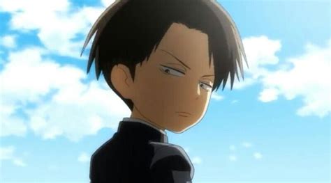 Aot Junior High School Levi Anime Attack On Titan Levi Cute