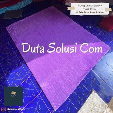 Jual Karpet Bulu Ukuran X Tebal Cm Busa Royal Foam Original