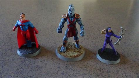 Lead Capes A Superhero Wargames Blog Miniatures Finished 30 05 18