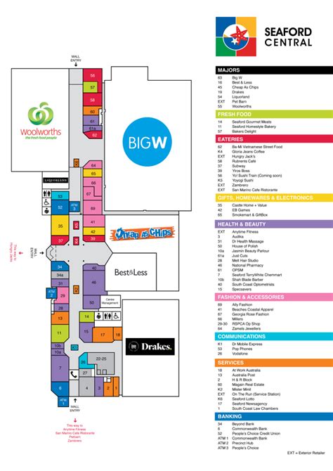 Map | Seaford Central Shopping Centre