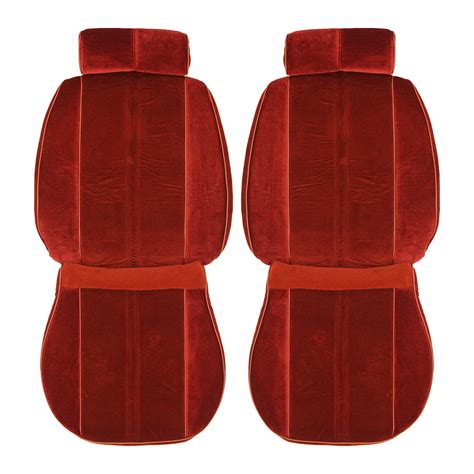 Pui Interiors 1984 86 Chevrolet Camaro Z28 Red Front Bucket Seat Covers 84dsc38u