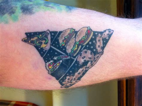 Junk Food Pyramid Tattoo Pyramid Tattoo Food Tattoos Food Pyramid