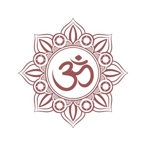 Premium Vector Hand Drawn Om Symbol