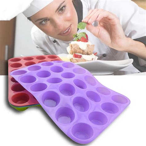 Hoomall 12grids Silicone Cake Mold Half Sphere Shape Handmade Silicone